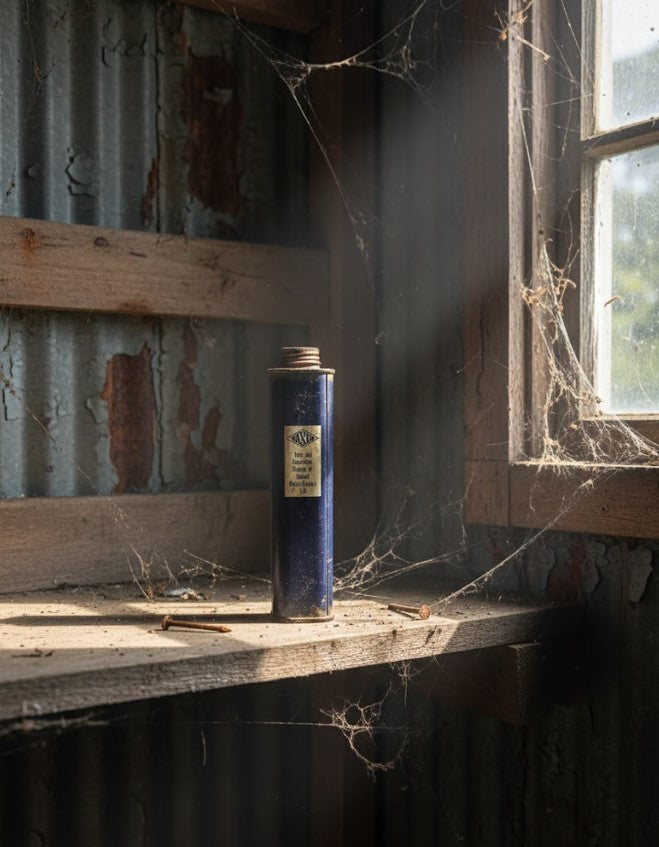 Vintage Delco Hydraulic Brake Fluid Tin