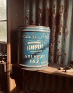 Vintage Ampol Solvent 4 Gallon Drum