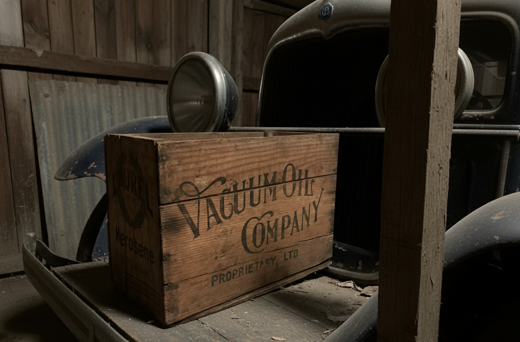 Vintage Laurel Kerosene Oil Crate