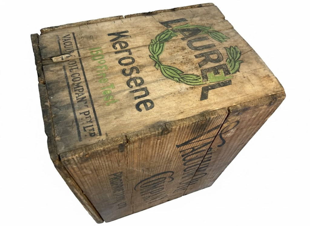 Vintage Laurel Kerosene Oil Crate