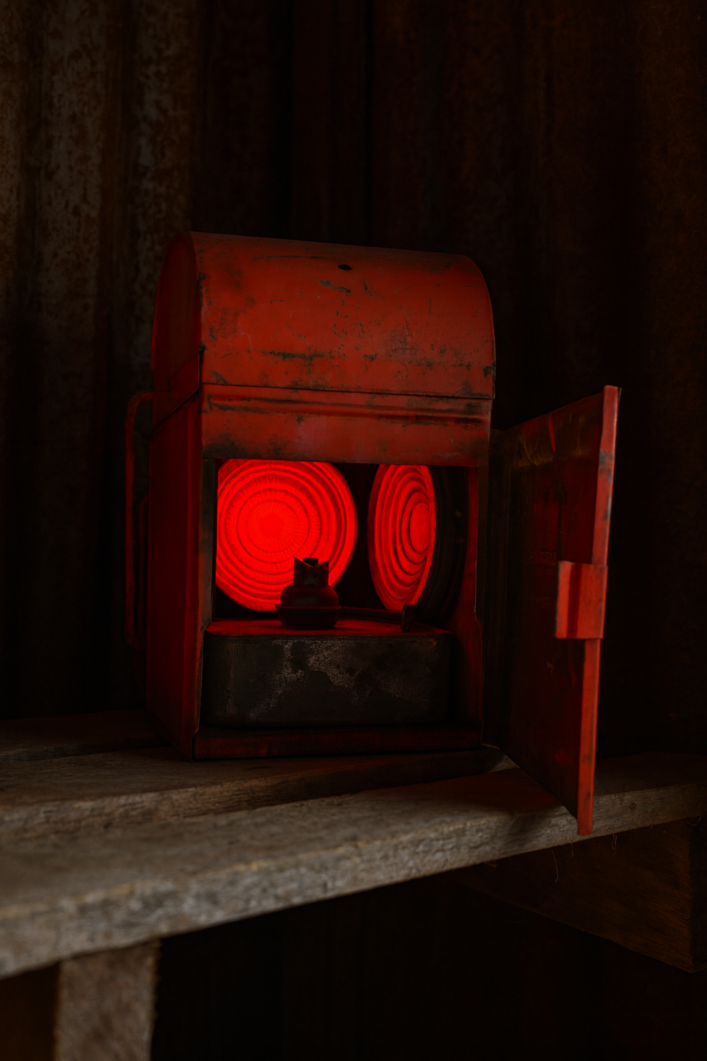 Vintage Pierce Railway Warning Lamp