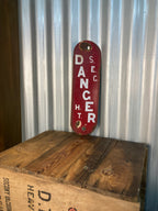 State Electricity Commission of Victoria - Enamel Danger Sign