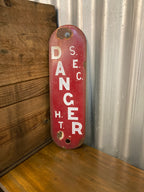 State Electricity Commission of Victoria - Enamel Danger Sign